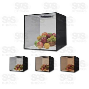 Mini Estúdio Para Fotos Dobrável 40cm Xtrad YP4040