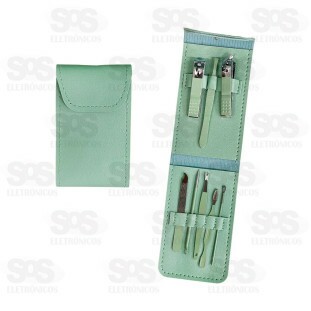 Kit Manicure Cortador De Unha 8 Peças Eletromex EL-1553
