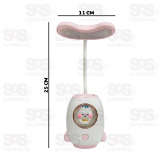 Luminária De Mesa Articulável Cápsula Espacial 2 Nível Altomex AL-1895