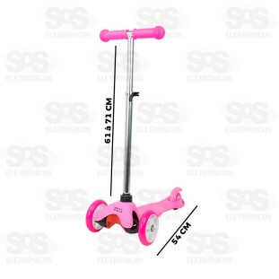 Patinete Best Race Ajustável 3 Rodas R2956