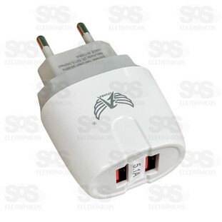 Carregador 2 USB 5.1A Com Cabo Lightning Altomex AL-7705-5G