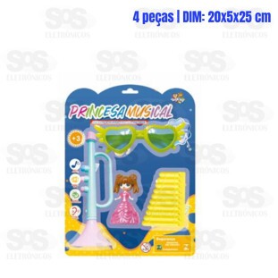 Conjunto Princesa Musical Toy King TK-AB4316