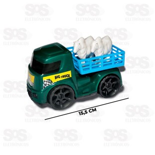 Caminhão Boiadeiro Com 2 Bois Cores Sortidas Na Solapa Amar É 240S