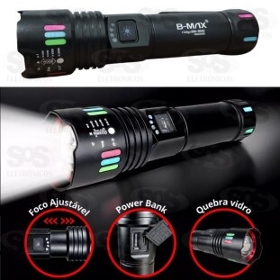 Lanterna Led Canhão de Luz B-Max BM8542