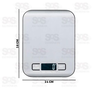 Balança Digital De Cozinha Até 10Kg B-Max BM-A03