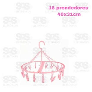 Mini Varal Dobrável Com 18 Prendedores Top Útil TOP1653
