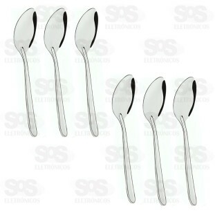 Kit Colher De Mesa 6 Unidades Top Útil TOP1641