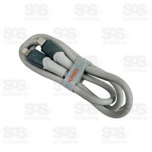 Cabo Reforçado Extra Largo Iphone 1 Metro Kaidi KD-351CL