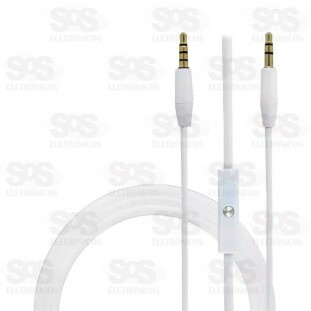 Cabo P2 Para P3 Estéreo Com Microfone 1,5 Metros X-Cell XC-P2-M