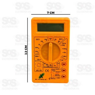 Multímetro Digital Com Cabo X-Cell XC-MD-830D
