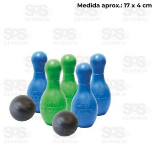Mini Jogo De Boliche 7 Peças Salopa Mini Toys 280