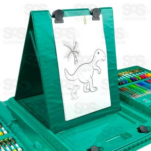 Maleta De Pintura 208 Peças Dinoart Toy King TK-CR25