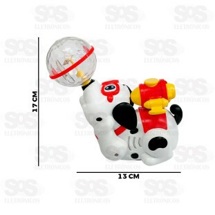 Cachorro Solta Fumaça Com Luzes e Sons Toy king TK-AB7122