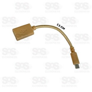 Cabo Adaptador OTG Micro V8 Para USB 3.0 Altomex AL-1770-V8