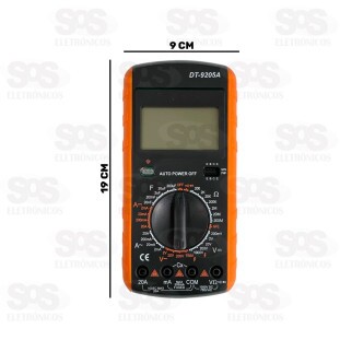 Multímetro Digital Com Beep Profissional 3215