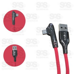 Cabo De USB Para Micro USB V8 1 Metro 3.4 Inova CBO-6048