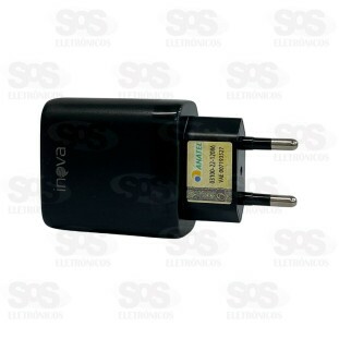 Carregador 2 USB 3.1A Com Cabo Micro USB V8 Inova CAR-3117S