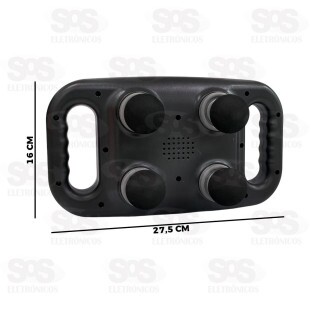 Massageador Muscular 4 Cabeças Recarregável Inova JMQ-12812