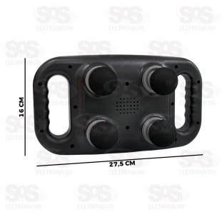 Massageador Multifuncional 4 Pontos 9 Modos Tomate AM-026