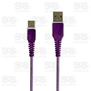 Cabo De Dados Rápido Type C 3.4A 1 Metro Inova MD-8440