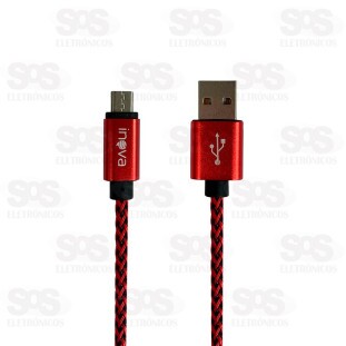 Cabo De Dados Micro USB V8 3.4A 1 Metro Inova MD-5962	