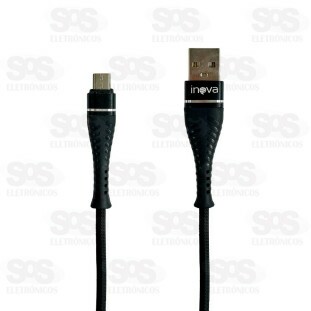 Cabo De Dados Micro USB V8 3.4A 2 Metros Inova MD-5995