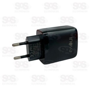 Carregador USB+PD 40W Com Cabo Micro USB V8 Inova CAR-3186S