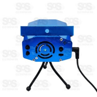 Mini Projetor Holográfico Com Fonte e Tripé Lehmox LEY-1933