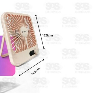 Mini Ventilador Com Display Digital B-Max BM-F1091