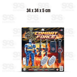 Kit Força de Combate com 7 Peças Pica Pau 436