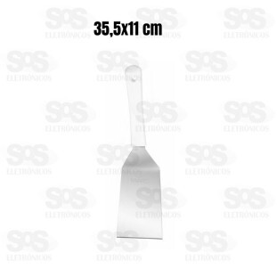 Espátula Curva Para Chapeiro Aço Inox 2,5 Polegadas Caerus CRS-2724