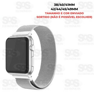 Pulseira De Milanese Magnética Tamanhos e Cores Sortidas