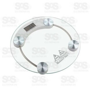 Balança de Banheiro Vidro até 180 Kilos Caerus CRS-2514