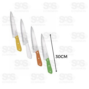 Faca de Cozinha Em Aço Inox 8 Polegadas Caerus CRS-2930