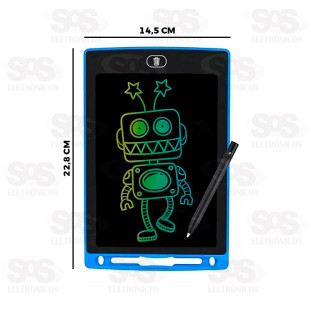 Lousa Mágica Infantil Colorida 8.5 Polegadas J194