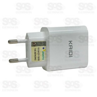 Carregador Turbo QC3.0 18W Com Cabo Micro USB V8 Kaidi KD-111S