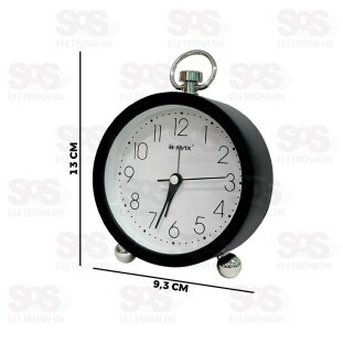 Relógio Analógico Com Despertador B-Max BM-R812