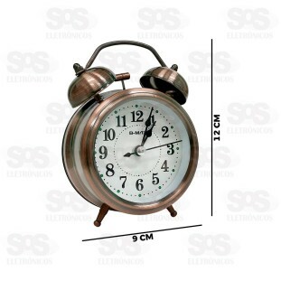 Relógio Analógico Com Despertador B-Max BM-R810A