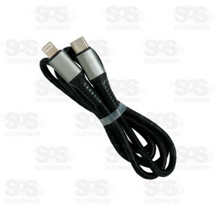 Cabo De Dados Type C Para Iphone 30W 1 Metro Kaidi KD-19CL