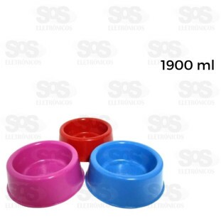 Comedouro Clássico para Pets 1900ml Pet Toys 1854