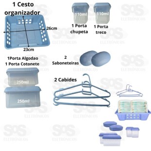Kit Organizador Baby Com 9 Peças 415