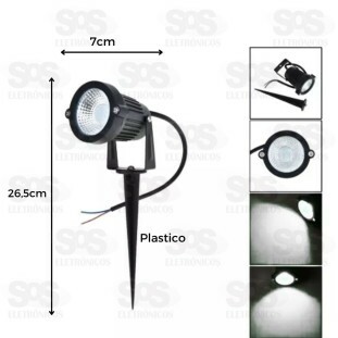 Espeto De Jardim Led 3W Branco Frio Maxbom 6086-11