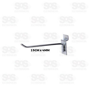 Gancho Metálico Para Painel Canaletado 15CMx4MM 3330