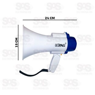 Megafone Amplificador de Voz Com Gravador Lelong LE-997