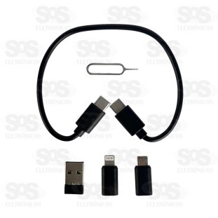 Kit Cabo Multifuncional 9 em 1 60W Com Suporte Kaidi KD-102