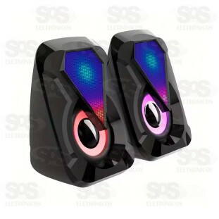 Caixa De Som Multimídia Com LED Altomex AL-1091