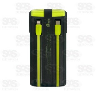 Carga Extra 10.000mAh 2 Interfaces Eletromex EL-2902