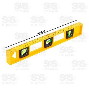 Nível Com 3 Bolhas 40CM Barcelona BAR-57952-53