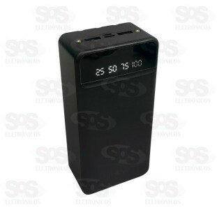Carga Extra 30.000mAh 4 Interfaces Inova Prime KV-12059