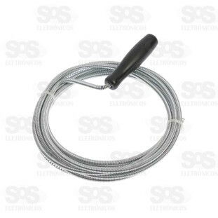 Desentupidor de Tubulação Fio de Aço 3 Metros FBG3700